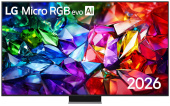 Телевизор 86" LG 86MRGB96B6B.ARUG черный 3840x2160, 4K Ultra HD, 120 Гц, Wi-Fi, Smart TV, WebOS