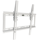 Крепеж Kromax IDEAL-4 new white, наст. для TV 22"-65", max 50 кг, 1 ст св., нак. 0°-10°, от ст. 23 мм, max VESA 400x400 мм.