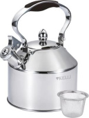 KELLI KL-4344 1,5л металл, ручка черная