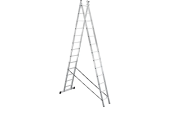 Алюминиевая 2-секционная лестница UFUK 2х13 ступеней 411213