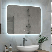 САНАКС 45263 Зеркало 800 х 600 мм, сенсорное, с внутренней LED подсветкой, ореольное свечение. Drift Light