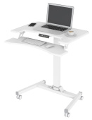 Стол для ноутбука Cactus VM-FDE103 столешница МДФ белый 91.5x56x123см (CS-FDE103WWT)