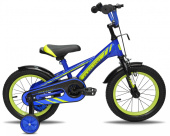 Велосипед TechTeam Quattro 16" синий (сталь) 2023