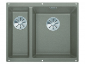Мойка Blanco SUBLINE 340/160-U SILGRANIT серый беж (чаша справа)