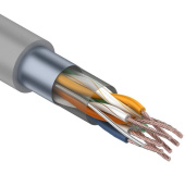 REXANT (01-0145) КАБЕЛЬ ВИТАЯ ПАРА F/UTP, КАТЕГОРИЯ 5E, PVC, 4PR, 24AWG, ВНУТРЕННИЙ, МНОГОЖИЛЬНЫЙ, СЕРЫЙ