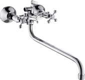 АНТЕЙ 227065-ANT Классик Смеситель д/ванны с 2-мя рукоятками , с перекл. душа