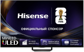 Телевизор 65" Hisense 65U7S PRO черный MiniLED 3840x2160, 4K Ultra HD, 165 Гц, Wi-Fi, Smart TV, HomeOS