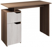 МЕБЕЛЬ-КОМПЛЕКС ЛАЙТ Стол письменный компьютерный с тумбой Шимо темный/Шимо светлый