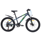 Велосипед подростковый TechTeam Tenet 24"x13" зеленый