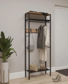 ЗМИ Вешалка гардеробная "ТОРОНТО 23Л" (Черный) ВГТ23Л Ч