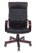 Кресло руководителя Бюрократ KB-10/WALNUT черный искусственная кожа крестовина металл