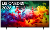 Телевизор 85" LG 85QNED70B6A.ARUG черный 3840x2160, 4K Ultra HD, 60 Гц, Wi-Fi, Smart TV, WebOS