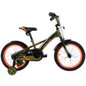Велосипед детский TechTeam Quattro 18" хаки (сталь)
