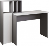 МЕБЕЛЬ-КОМПЛЕКС ЛАЙТ Стол рабочий комбинированный Серый шифер/Белый