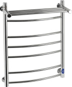 САНАКС кп5080 КЛАССИК-ДУГА,с ПОЛКОЙ ШхВ-500х800мм, труба-D32х2мм нержавейка полированная