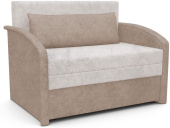 ЭЛЕГИЯ Малыш ДМ 001.02 Диван-Кровать 1000 PLUSH LATTE PLUSH CREAM Категория 4 (1 кор.)