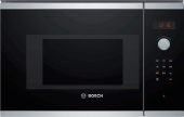 Микроволновая печь Bosch BFL523MS0 нержавеющая сталь/черный