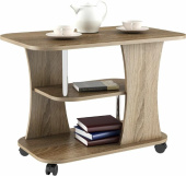 BONMEBEL Стол журнальный тип 2 дуб сонома трюфель (1 кор.)