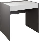 МЕБЕЛЬ-КОМПЛЕКС ЛАЙТ Стол косметический Серый шифер / Белый/МК (1 кор.)