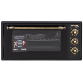 Мини-печь OPTIMA MO-48BLR 48л, ретро-черный