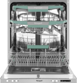 Встраиваемая посудомоечная машина Weissgauff BDW 6075 D Inverter AutoOpen Timer Floor