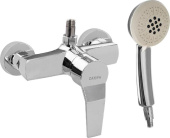 САТУРН 48003 Смеситель в душевую кабину с гибким шлангом, шаровый, 40 мм