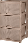 KEEPLEX KL377212015 Rattan трехсекционный 48х41х72,3см морской песок