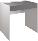 МЕБЕЛЬ-КОМПЛЕКС ЛАЙТ Стол косметический Белый/Серый шифер 1кор