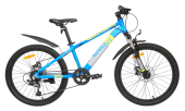 Велосипед горный TechTeam Sprint 24"х13 синий