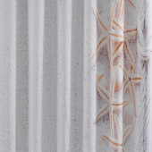 САНАКС 01-94 Штора с рисунком, морская звезда, в ванную комнату, без колец - полиэстэр, 180 х 180 см