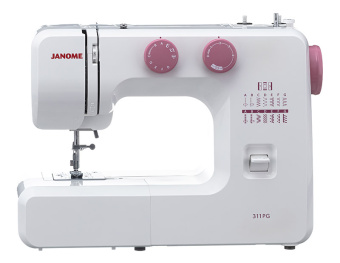 Швейная машина Janome 311PG белый/розовый