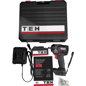 Гайковерт ударный аккумуляторный 20V TEH LW600N-1B