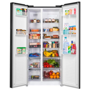 Холодильник MAUNFELD MFF177NFB Slim Inverter