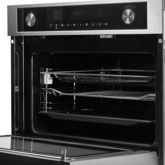 Духовой шкаф электрический MAUNFELD MCMO5015MFS с функцией СВЧ 