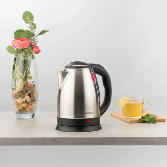 Чайник электрический Scarlett SC-EK21S26 серебристый