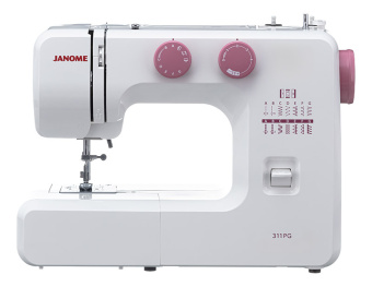 Швейная машина Janome 311PG белый/розовый
