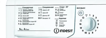 Стиральная машина Indesit IWSB 5105 белая