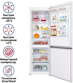 Холодильник MAUNFELD MFF187NFIW10