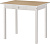 ЭЛЕГИЯ Стол обеденный ПН (Снег (Лак),Бук пластик) Категория 1 (1 кор.)
