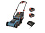 Газонокосилка аккумуляторная SENIX LPPX2-M1-EU, 2X2 40V, 2акб, зу,