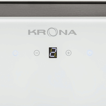 Вытяжка Krona Selina 600 GLASS white S