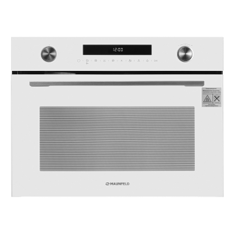 Духовой шкаф электрический MAUNFELD MCMO5015MFW с функцией СВЧ 