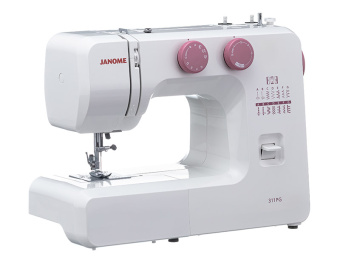 Швейная машина Janome 311PG белый/розовый