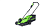Газонокосилка аккумуляторная Greenworks GD24LM33K2, 24V, 33 см, бесщеточная, с 1хАКБ 2Ач и ЗУ