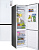 Холодильник Weissgauff WRK 2000 WGNF DC Inverter белое стекло
