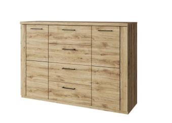АНРЭКС DOORSET Тумба 2D4S. Цвет ДУБ НАВАРРА (2 уп)