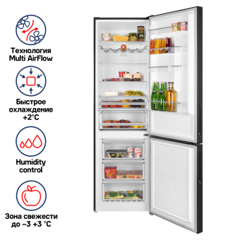 Холодильник MAUNFELD MFF200NFBE