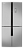 Холодильник Hansa FY418.3DFXC нержавеющая сталь 