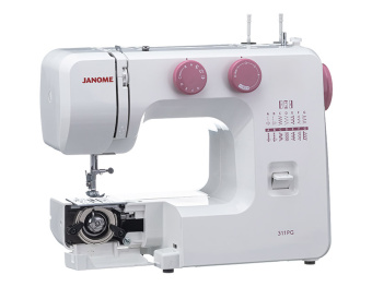 Швейная машина Janome 311PG белый/розовый