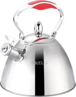 KELLI KL-4343 3л металл, ручка красная